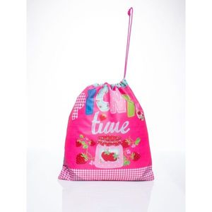 Pink backpack with a picnic motif vyobraziť