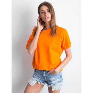 Orange cotton blouse vyobraziť