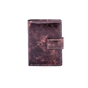 Men´s leather wallet with brown abrasions vyobraziť