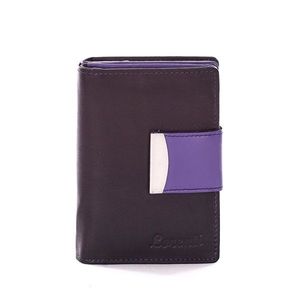 Black wallet with purple trim vyobraziť