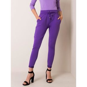 Purple cotton sweatpants vyobraziť