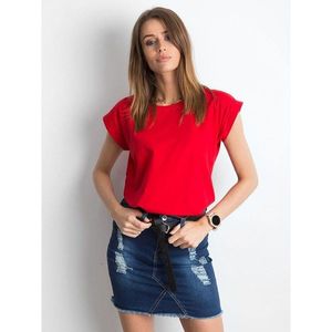 Plain women´s red t-shirt vyobraziť