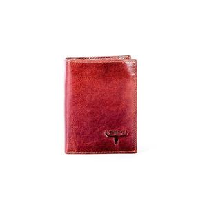 Brown wallet for a man with embossed emblem vyobraziť