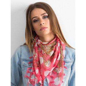 Patterned coral scarf vyobraziť