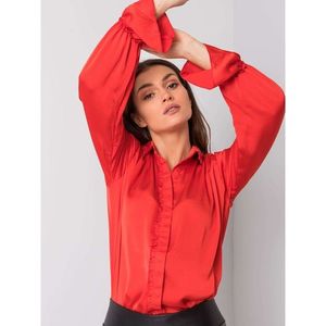 RUE PARIS Red women´s shirt vyobraziť