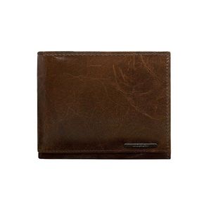 Men´s brown leather wallet with RFID system vyobraziť
