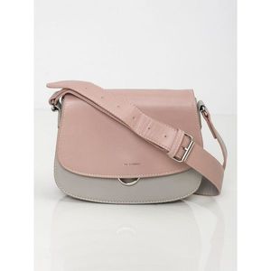 Pink and gray flap bag vyobraziť