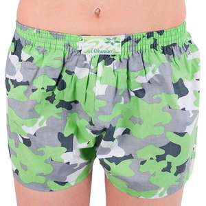 Women's shorts Styx art classic rubber green camouflage (K559) vyobraziť
