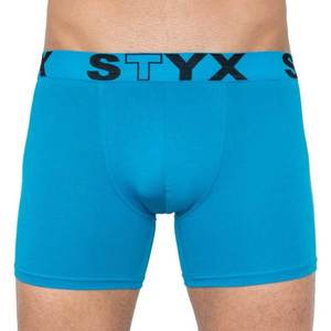 Men's boxers Styx long sports rubber light blue (U969) vyobraziť