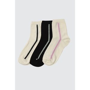 Trendyol Multicolor 3-Pack Knitted Socks vyobraziť