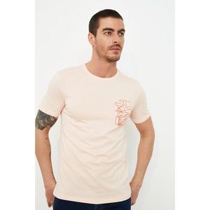 Trendyol Salmon Male Slim Fit T-Shirt vyobraziť