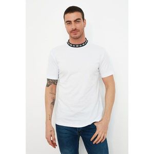 Trendyol White Male Regular Fit T-Shirt vyobraziť