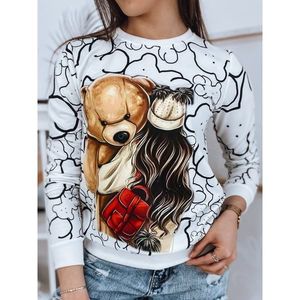 BEAR women's sweatshirt white BY0873 vyobraziť