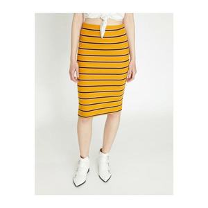 Koton Women's Yellow Skirt vyobraziť