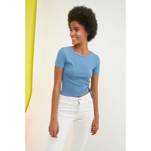 Trendyol Blue Knitted Blouse vyobraziť