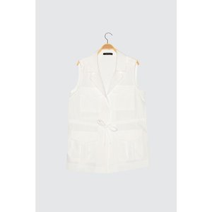 Trendyol Petit Vest with White Binding DetailING vyobraziť