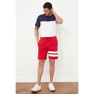 Trendyol Red Men's Regular Fit Panel Shorts & Bermuda vyobraziť