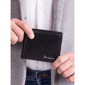 Men´s long black wallet vyobraziť