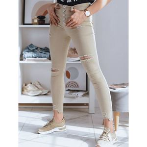 VINNE women's jeans pants beige UY0777 vyobraziť