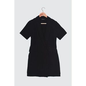 Trendyol Black Pocket Detail Jacket Dress vyobraziť