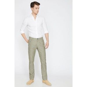Koton Men's Green Pocket Detail Pants vyobraziť