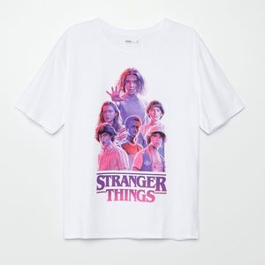 Cropp - Tričko Stranger Things - Biela vyobraziť