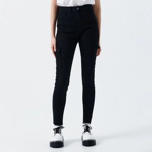 Cropp - High waist džínsy - Čierna vyobraziť