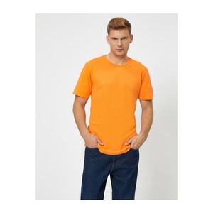 Koton Men's Orange T-shirt vyobraziť