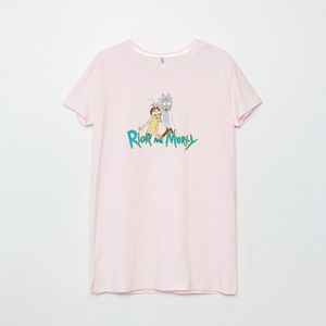 Cropp - Nočná košeľa Rick and Morty - Ružová vyobraziť