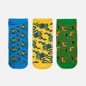 Cropp - Ponožky s potlačou, 3-Balenie - Modrá vyobraziť