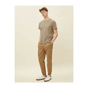 Koton Men's Canvas Trousers Khaki vyobraziť