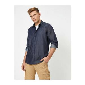 Koton Men's Long Sleeve Cotton Shirt vyobraziť