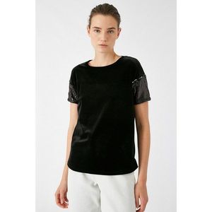 Koton Women's T-Shirt - Black vyobraziť