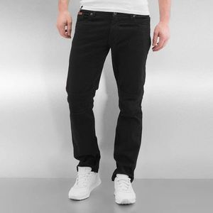 Rocawear / Straight Fit Jeans Quilted in black - 30 vyobraziť