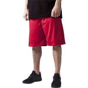 Urban Classics Bball Mesh Shorts red - S vyobraziť