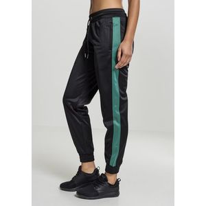Urban Classics Ladies Cuff Track Pants black/green - XS vyobraziť