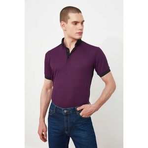 Trendyol Damson Men's Polo Neck T-shirt vyobraziť