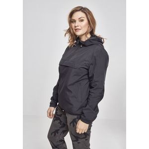 Urban Classics Ladies Basic Pull Over Jacket black - S vyobraziť