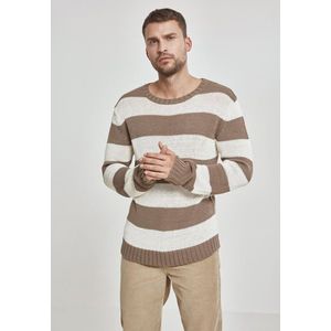 Urban Classics Striped Sweater beige/offwhite - S vyobraziť
