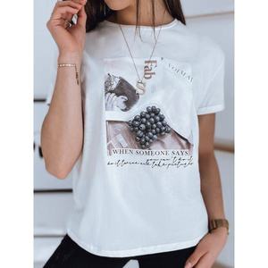 LOWELL women's T-shirt ecru RY1636 vyobraziť