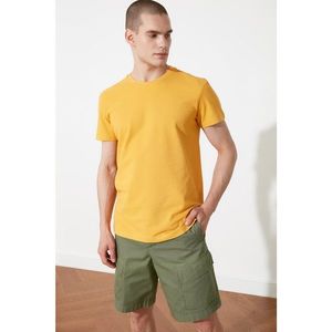Trendyol Mustard Men's T-Shirt vyobraziť