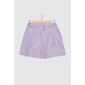 Trendyol Purple Belted Shorts & Bermuda vyobraziť