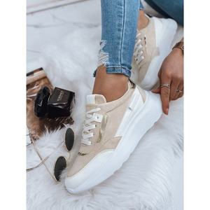 Women's beige ERITREA sneakers ZY0023 vyobraziť