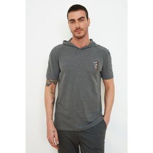 Trendyol Anthracite Men's T-Shirt vyobraziť