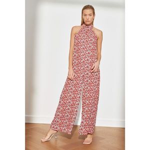 Trendyol Multicolor Halter Collar Jumpsuit vyobraziť