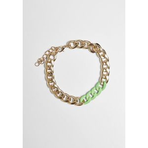 Colored Basic Bracelet gold/neongreen - L/XL vyobraziť