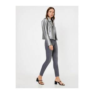 Koton Women's Grey Taylor Jeans vyobraziť