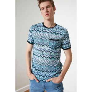 Trendyol MulticolorEd Male Slim Fit T-Shirt vyobraziť