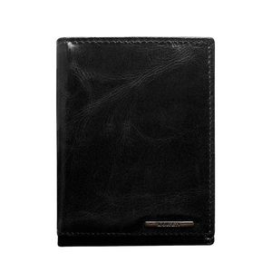 Black wallet for a man with RFID system vyobraziť