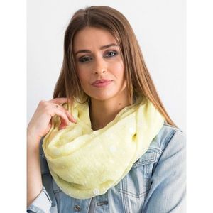 Bright yellow polka dot scarf vyobraziť